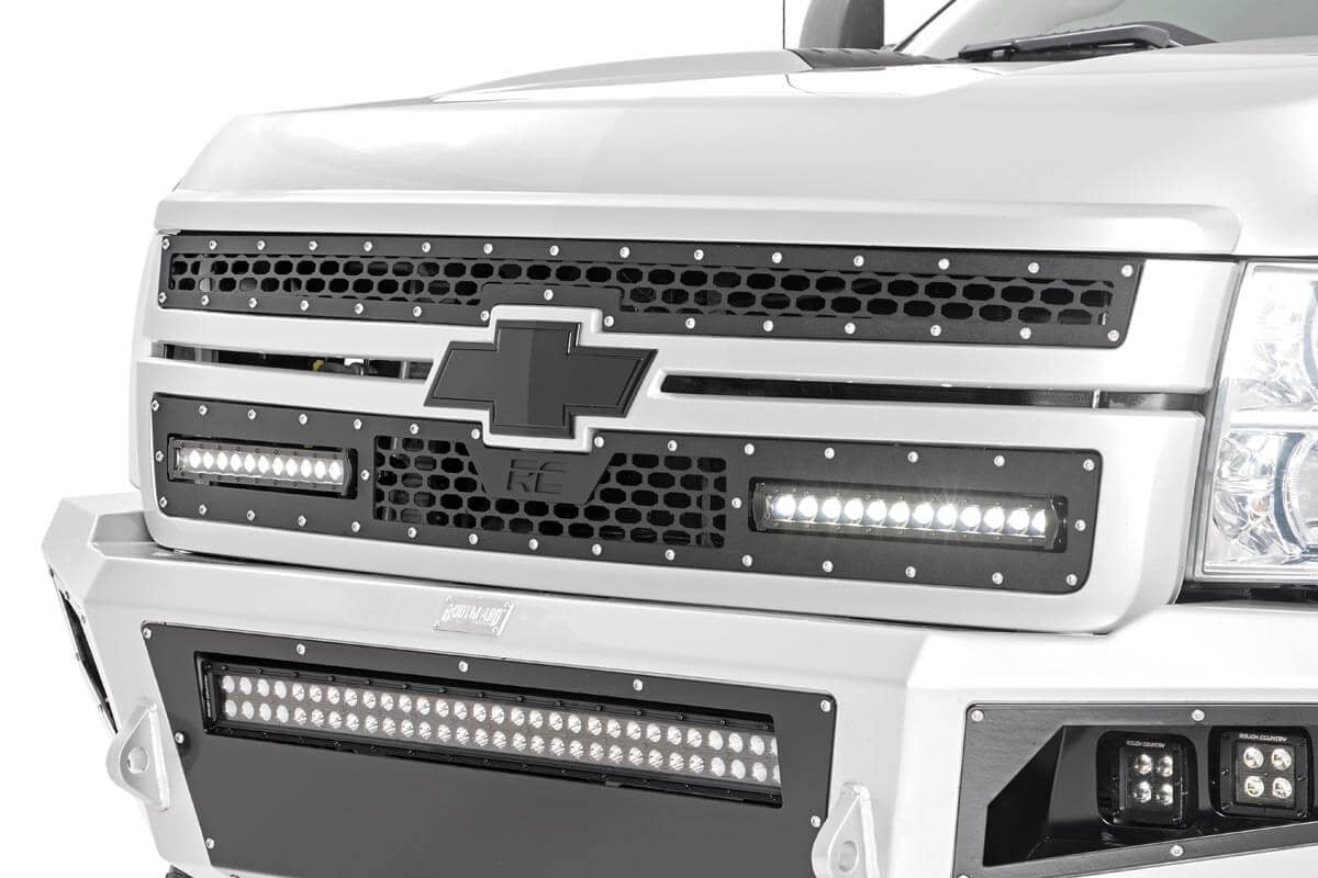 Chevrolet Silverado 2500 HD Mesh Grille - Rough Country - 12